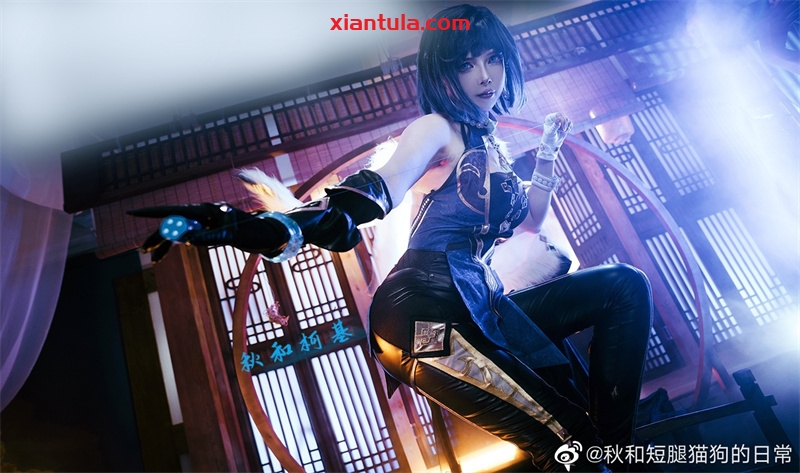 夏小秋秋秋(秋和柯基)113组完整图片分享，风格显大胆？