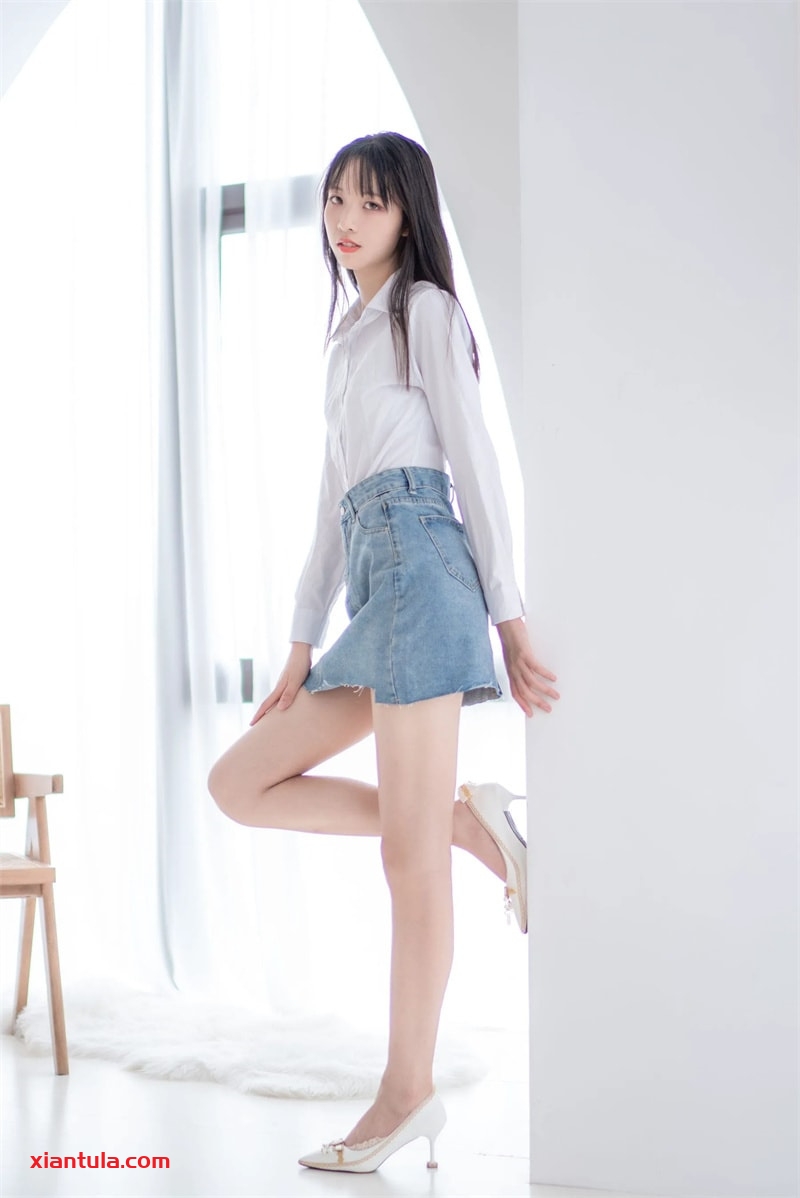 西呱呀呀呀：165cm氧气少女的衬衫牛仔裙封神！这波安利我吃了！