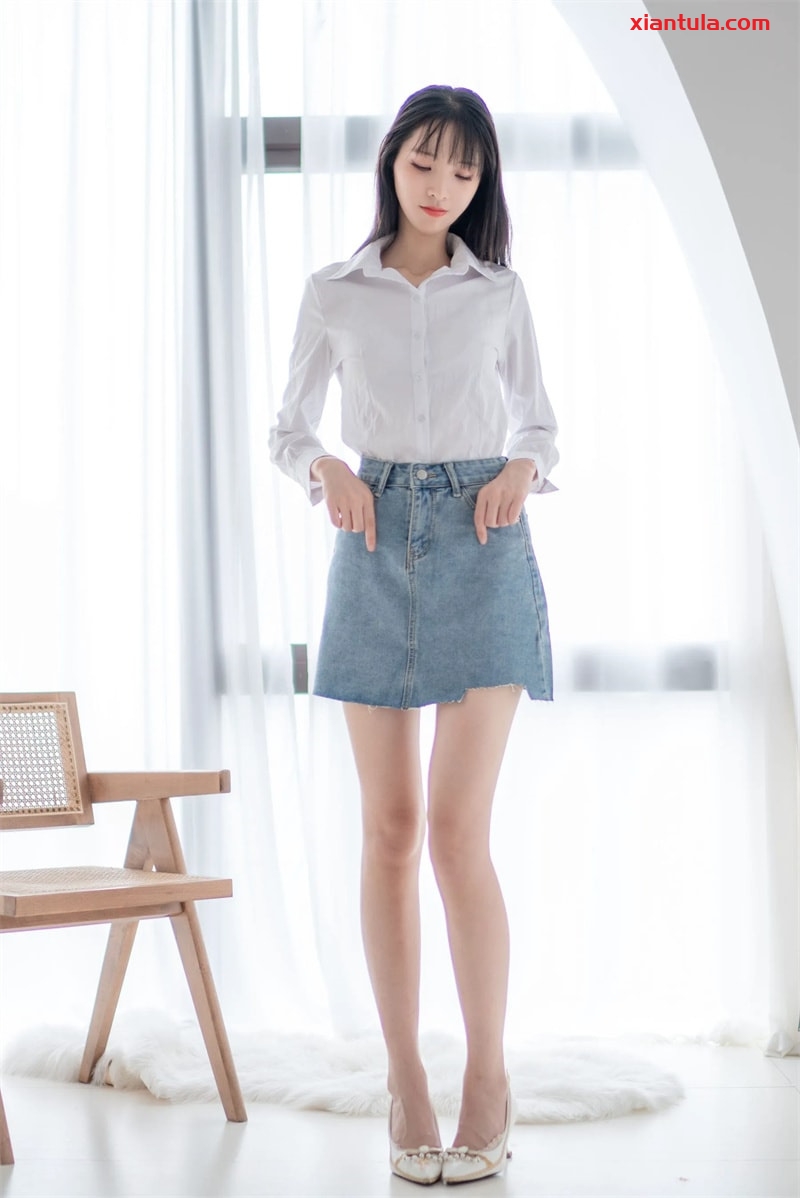 西呱呀呀呀：165cm氧气少女的衬衫牛仔裙封神！这波安利我吃了！